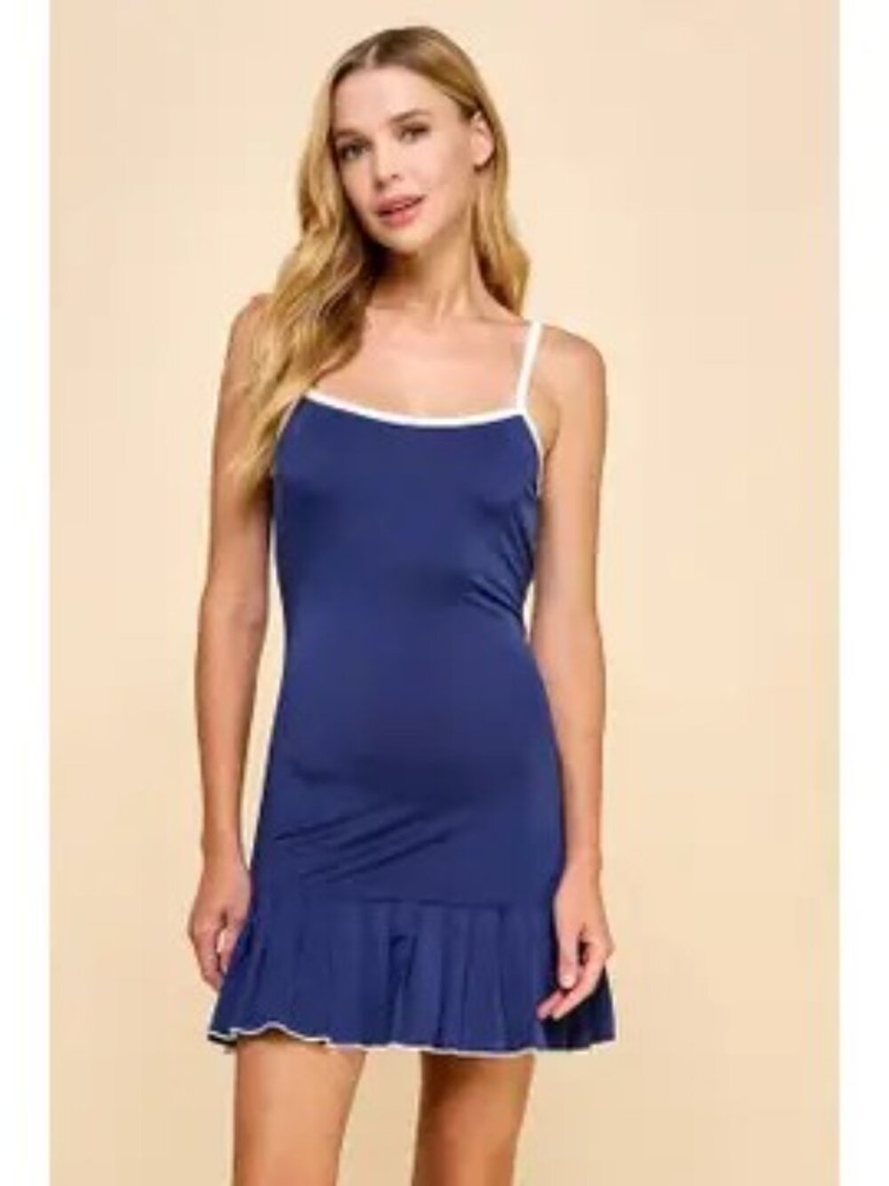Motion Spaghetti Strap Athletic Dress